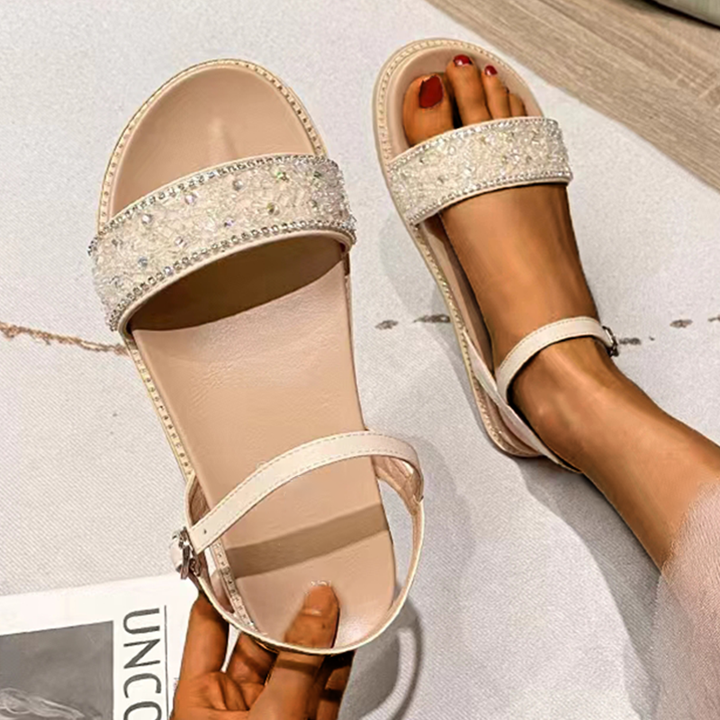 Juno Starling Embellished Sandals by Doramela