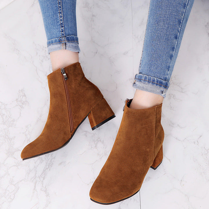 Lara Glade Heeled Boots by Doramela