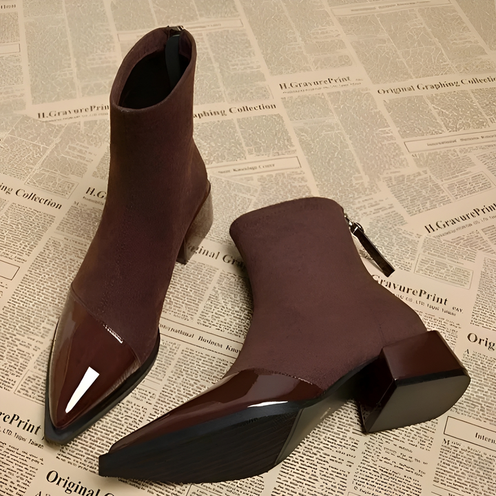 Riley Veranda Ankle Boots – Brown