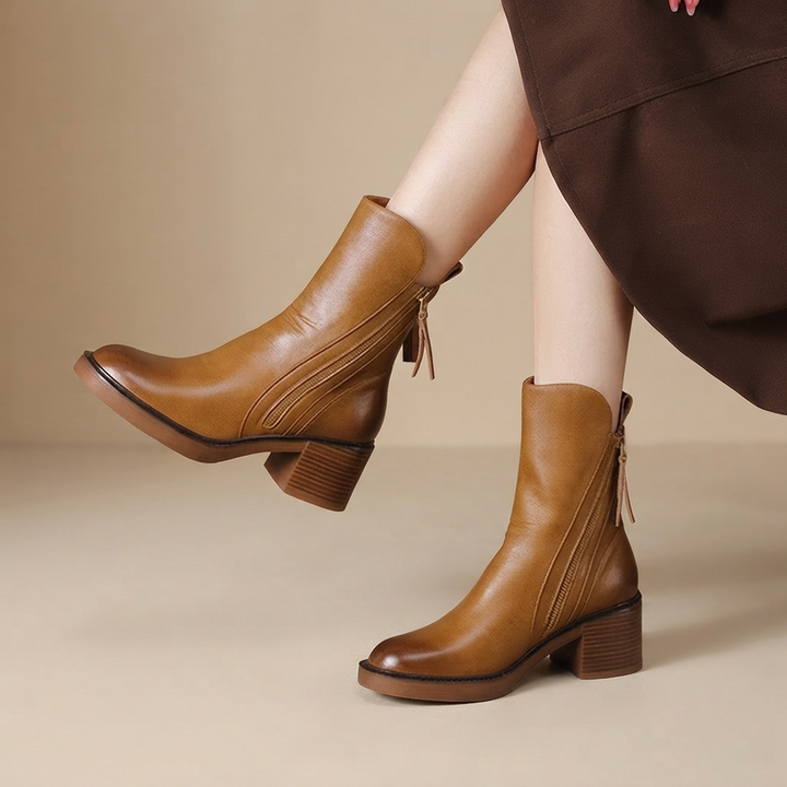 Lennon Veranda Ankle Boots – Brown