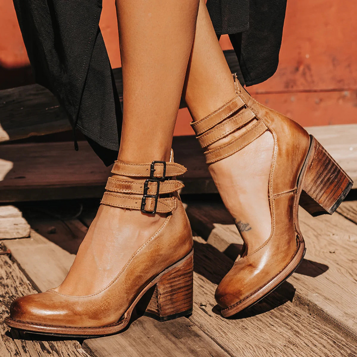Jocelyn Linnet Ankle Boots – Brown