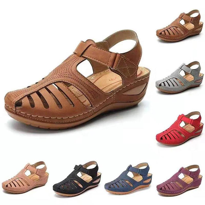 Tessa Dove Closed-Toe Sandals by Doramela