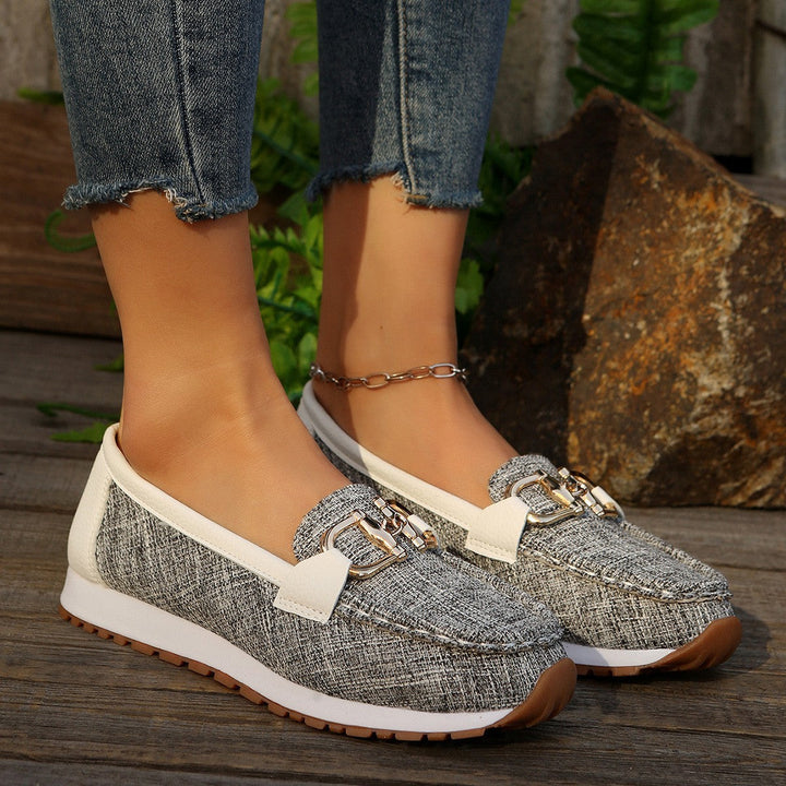Avery Linnet Loafers – Gray