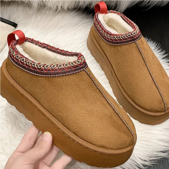 Parker Lantern Indoor Slippers – Brown