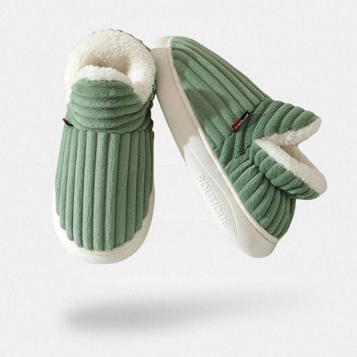 Remi Gardenia Indoor Slippers – Green