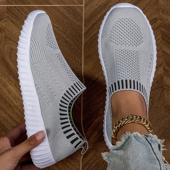 Merritt Lantern Slip-On Sneakers – White