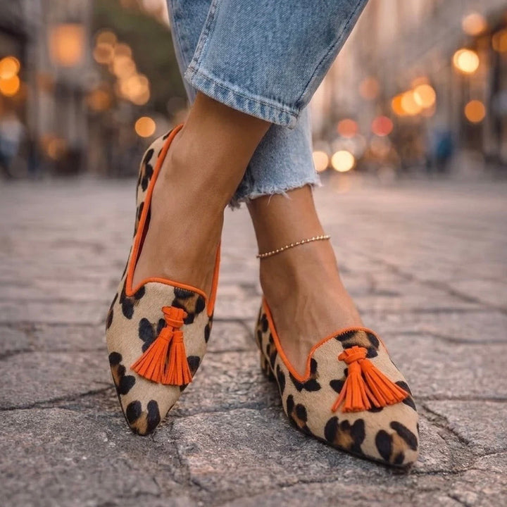 Kelsey Veranda Ballet Flats – Orange