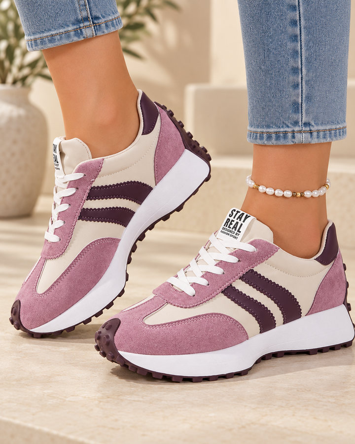 Emery Pavilion Platform Sneakers – Purple