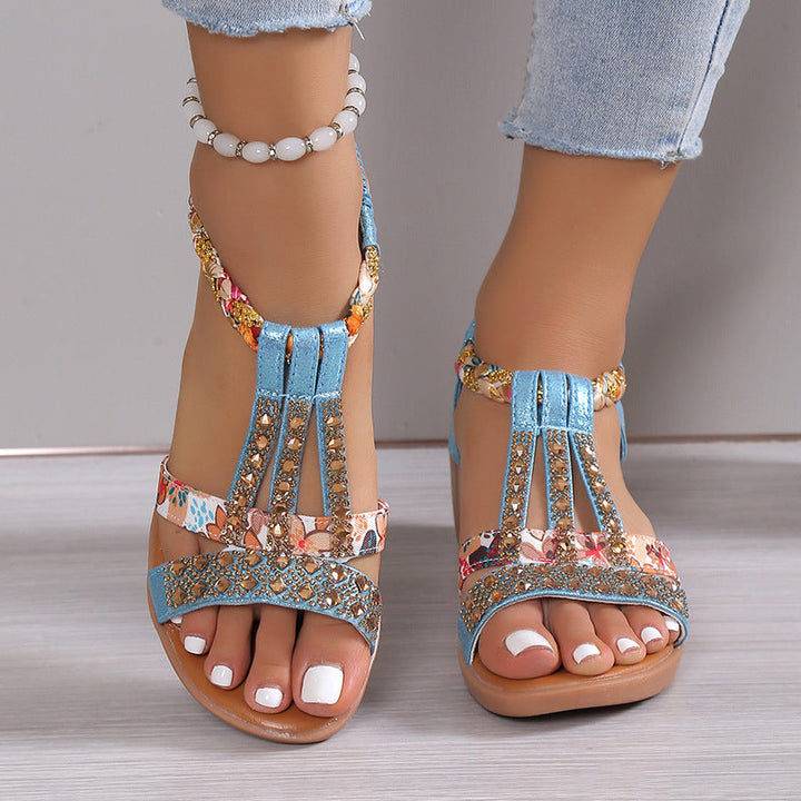 Blair Fable Embellished Sandals by Doramela