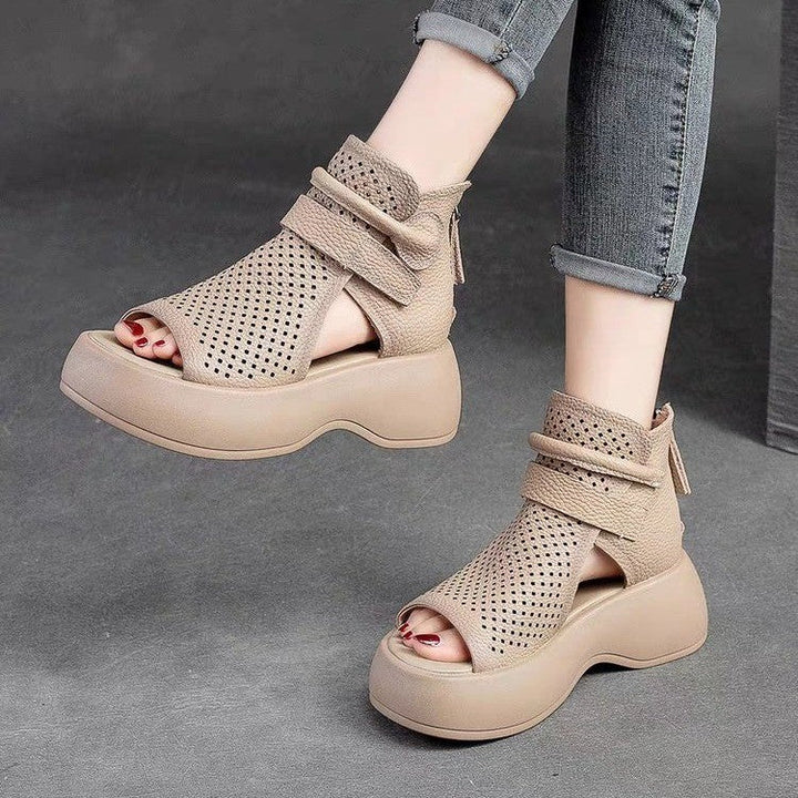 Isla Starling Platform Sandals by Doramela
