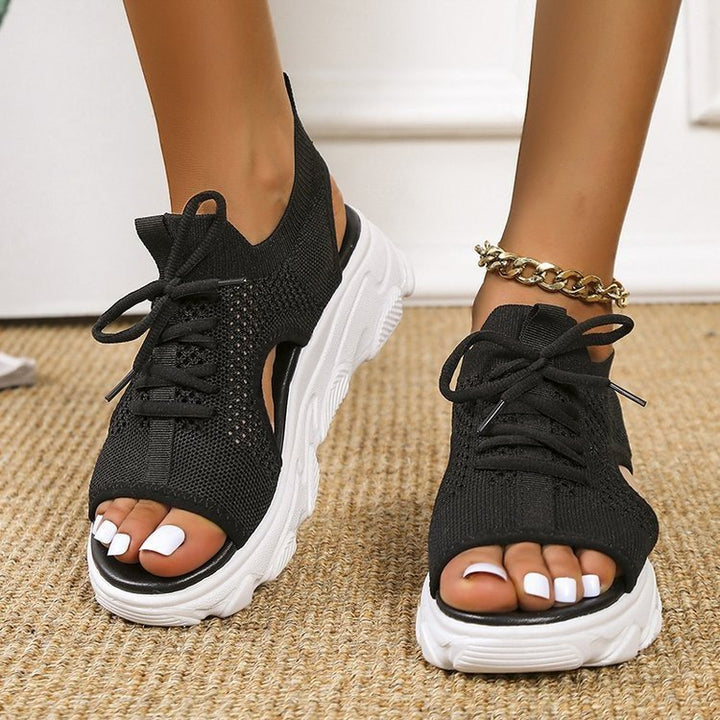 Mia Glade Platform Sandals by Doramela