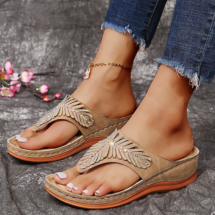 Lila Fable Thong Sandals by Doramela