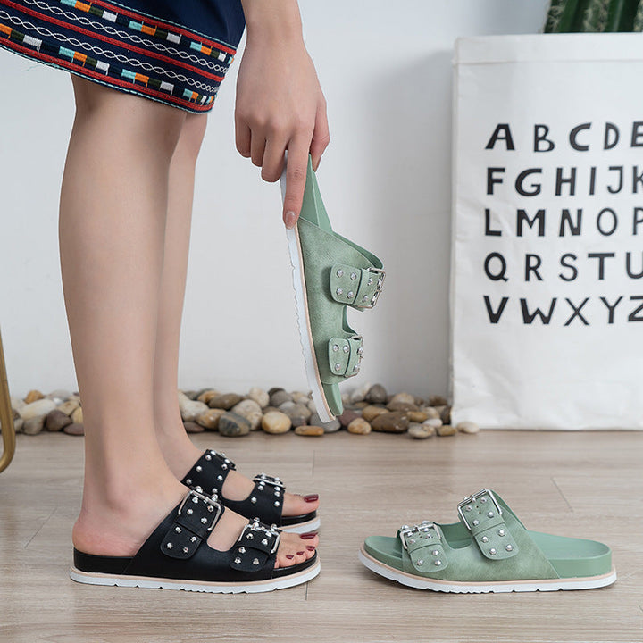 Ivy Glade Buckle Sandals by Doramela