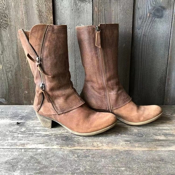 Frances Serenade Mid-Calf Boots by Doramela
