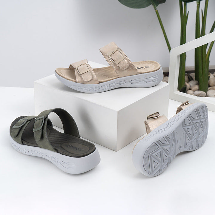 Estelle Serenade Wedge Sandals by Doramela