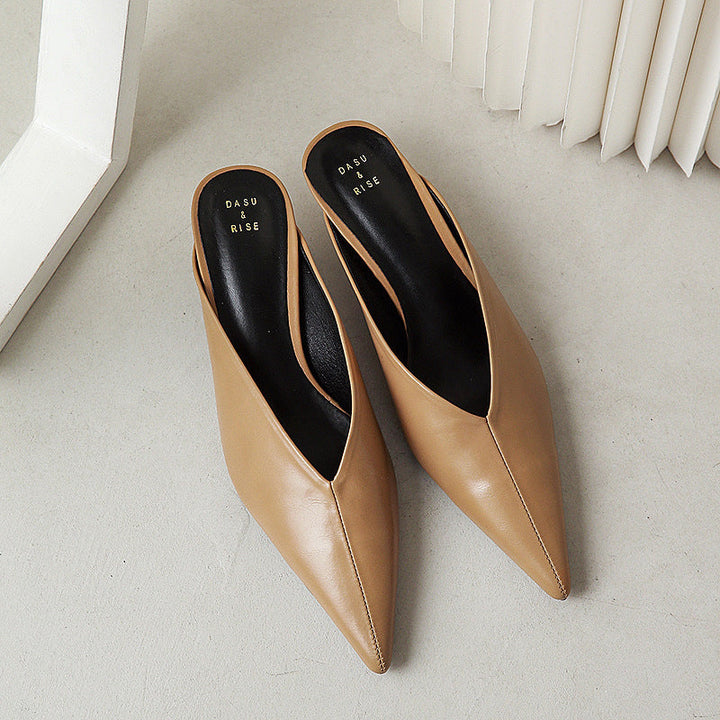 Cora Serenade Heeled Mules by Doramela