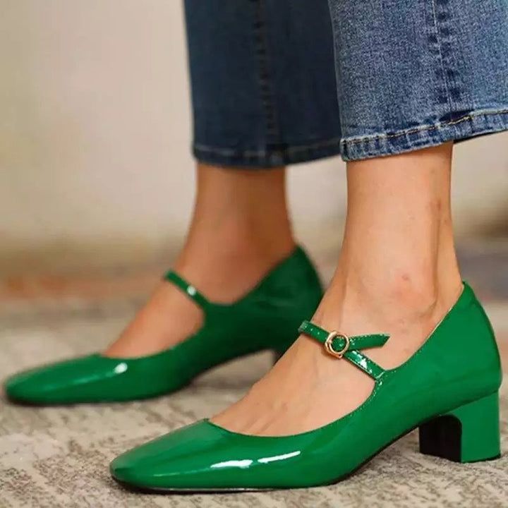 Georgia Serenade Patent Mary Jane Pumps by Doramela