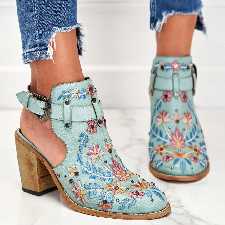 Bonnie Minuet Heeled Sandals by Doramela