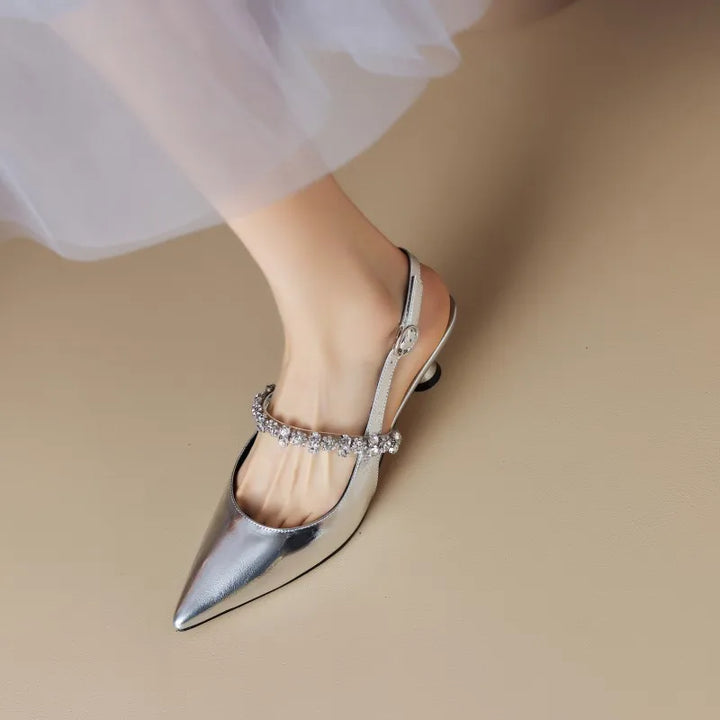 Lottie Minuet Kitten-Heel Pumps by Doramela