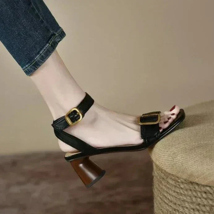 Ruby Glade Block-Heel Pumps by Doramela