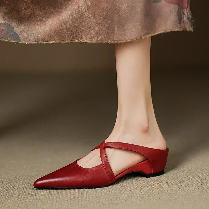 Eden Serenade Heeled Mules by Doramela