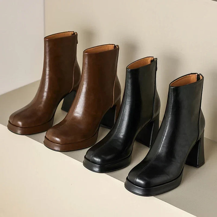 Estelle Fable Heeled Boots by Doramela