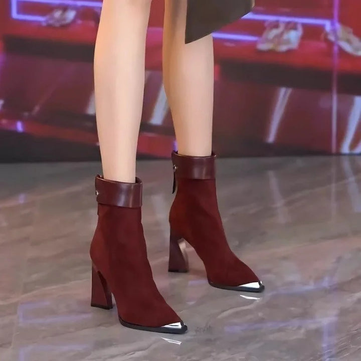 Josie Serenade Heeled Ankle Boots by Doramela