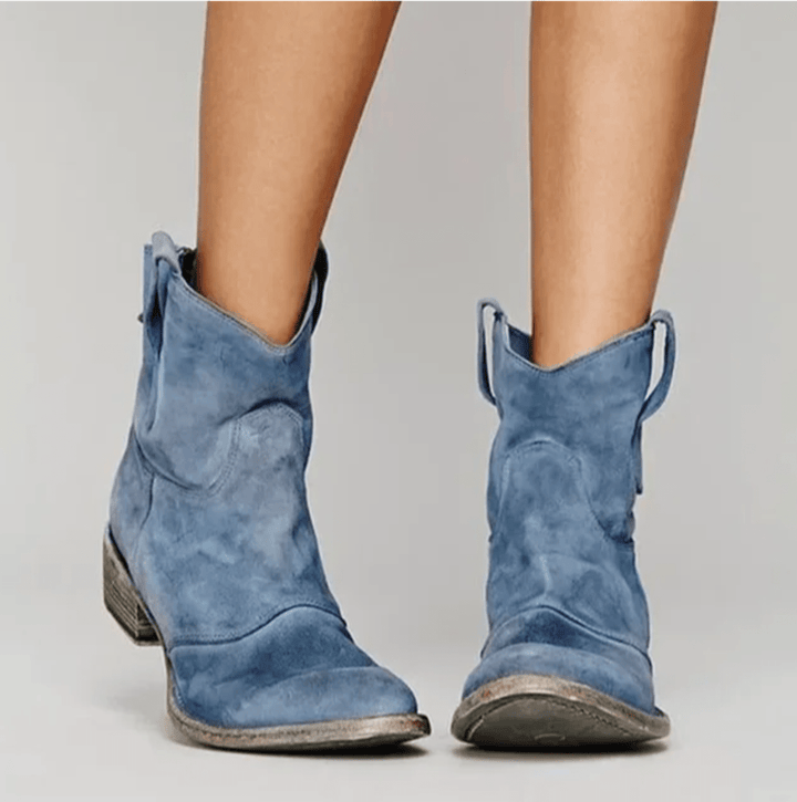 Presley Gardenia Winter Boots – Blue