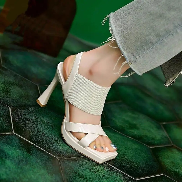 Della Fable Heeled Sandals by Doramela