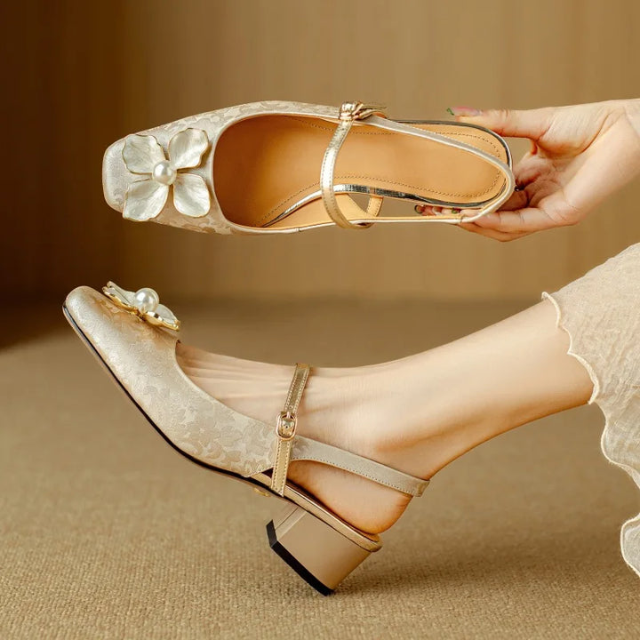 Adeline Minuet Slingback Pumps by Doramela
