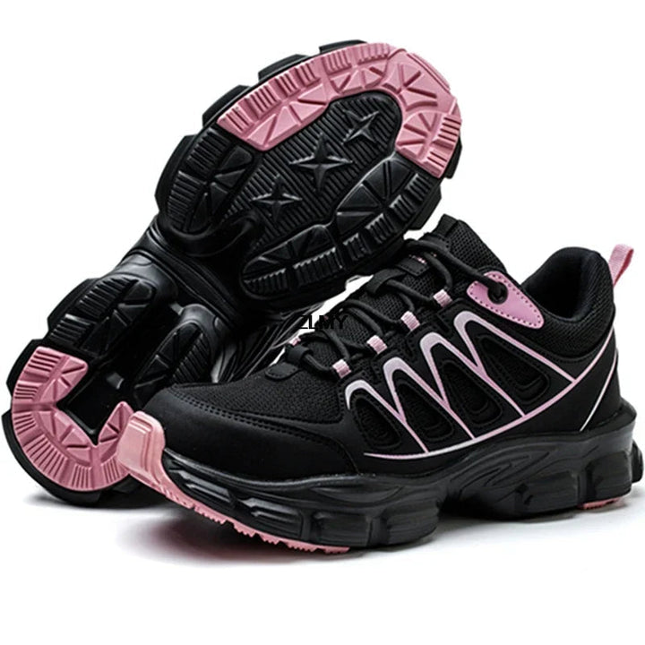 Everly Lantern Platform Sneakers – Black