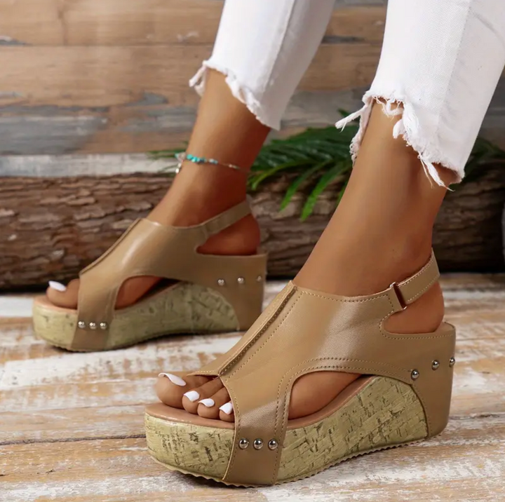Eden Glade Wedge Sandals by Doramela