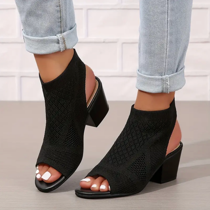 Celeste Glade Heeled Sandals by Doramela