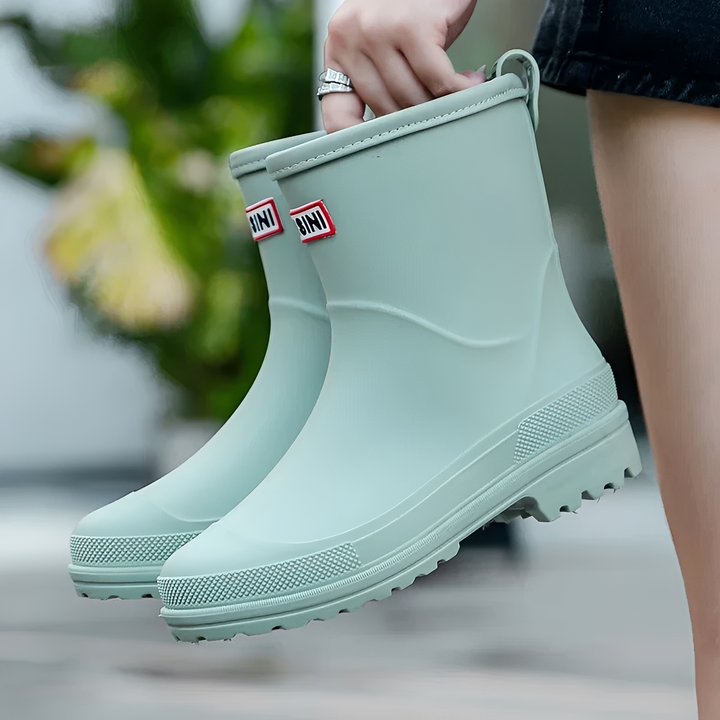 Mallory Gardenia Ankle Boots – Green