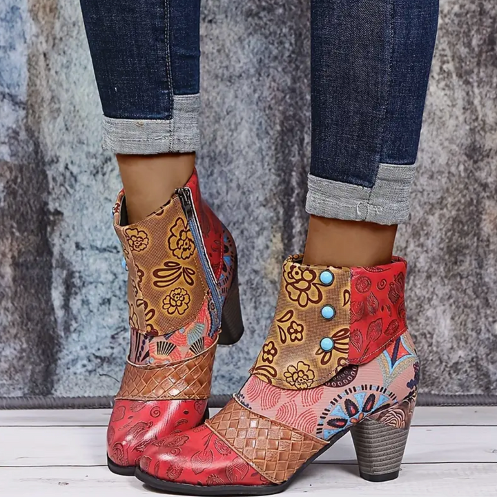 Rowan Serenade Heeled Ankle Boots by Doramela