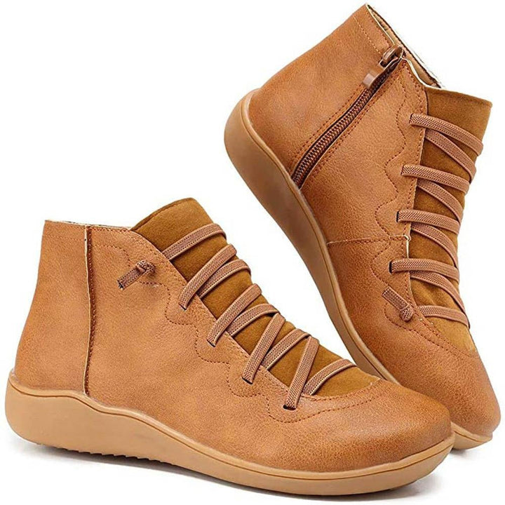 Camryn Lantern Winter Boots – Brown