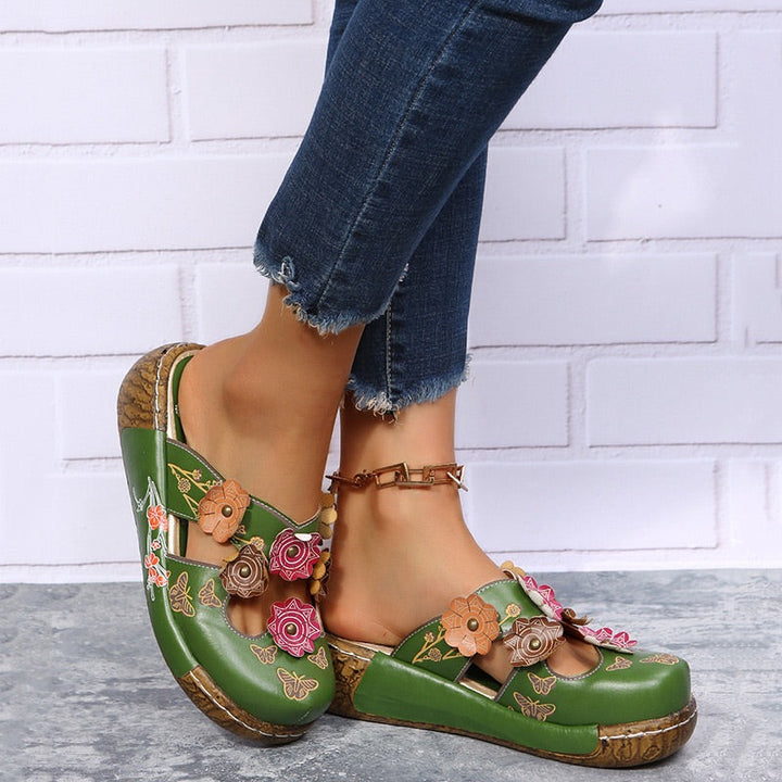 Hallie Glade Wedge Sandals by Doramela