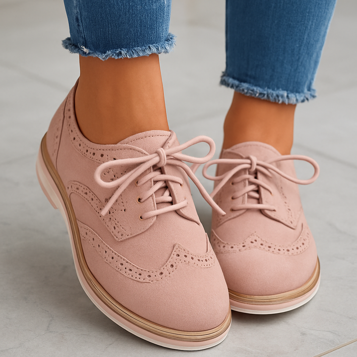 Kendall Pavilion Oxford Shoes – Pink