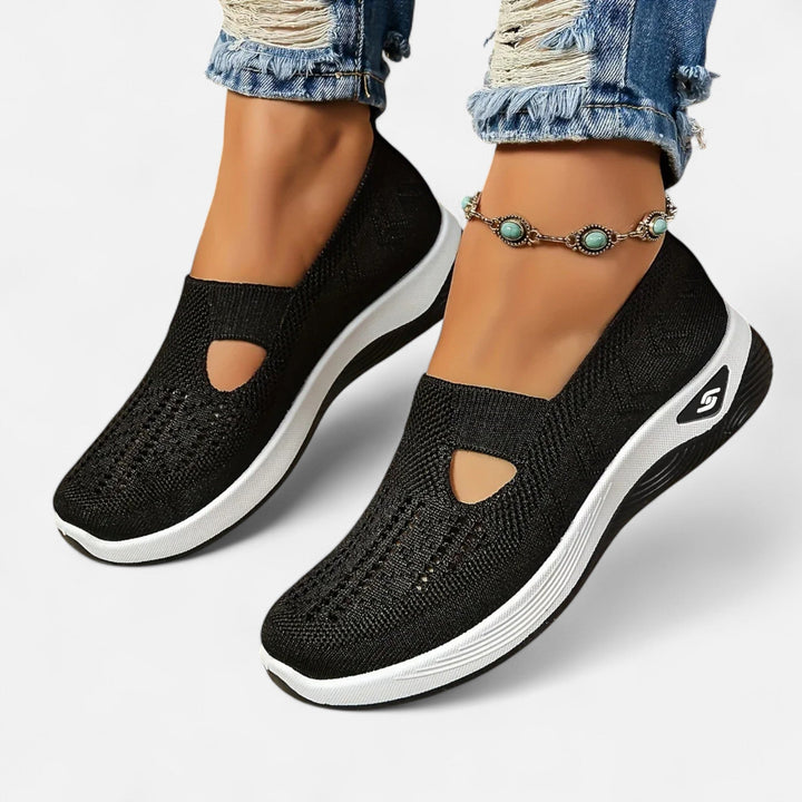 Madeline Lantern Everyday Sneakers – Black
