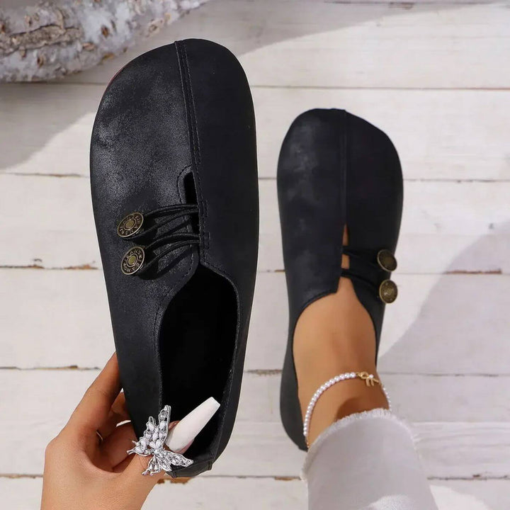 Morgan Pavilion Slip-On Flats – Black