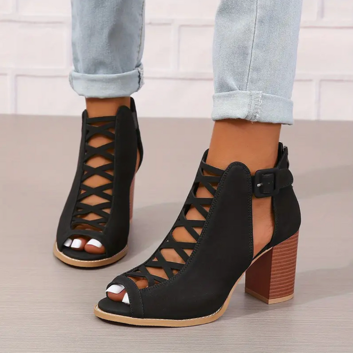Ruby Serenade Heeled Sandals by Doramela