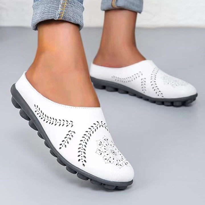 Lyra Fable Cutout Mules by Doramela
