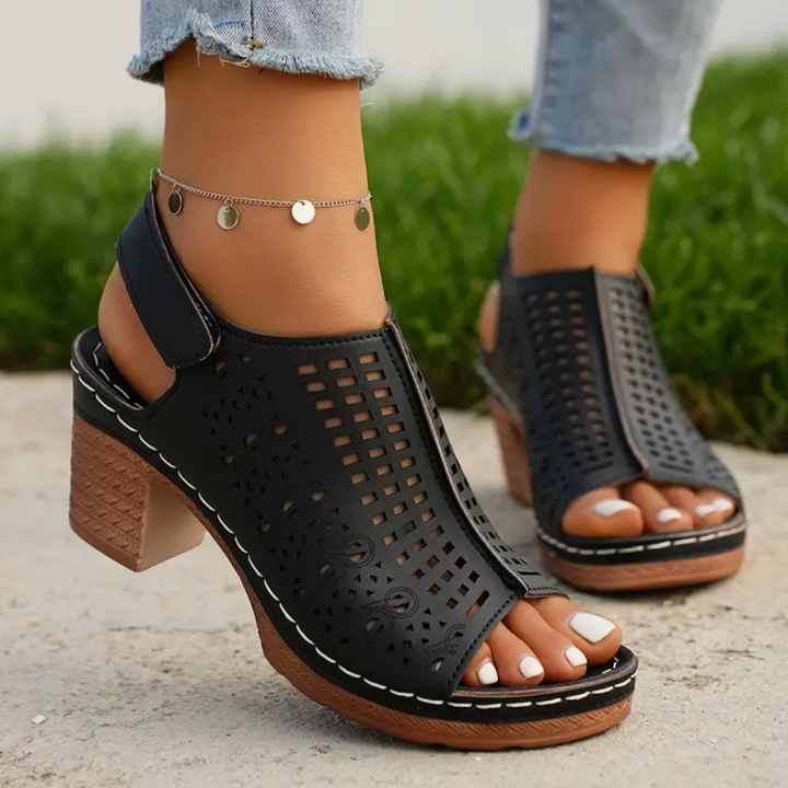 Grace Minuet Heeled Sandals by Doramela