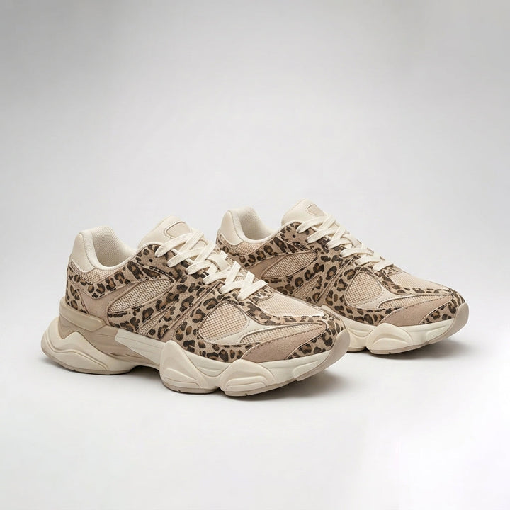 Harlow Peony Everyday Sneakers – Beige