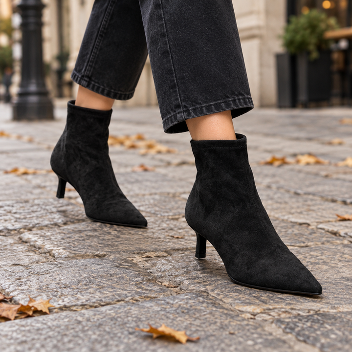 Payton Gardenia Winter Boots – Black