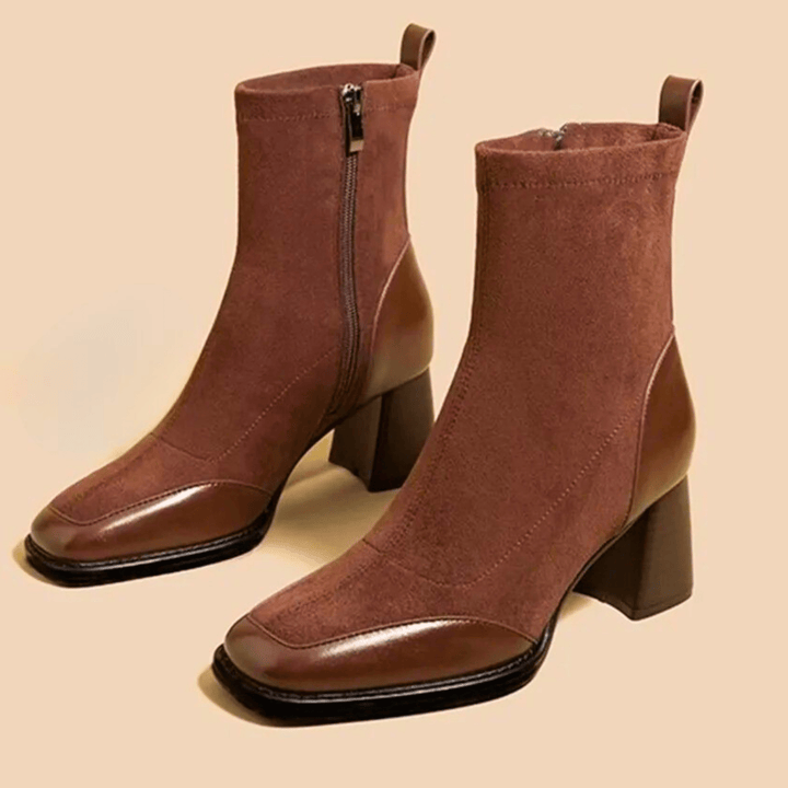Presley Veranda Ankle Boots – Brown