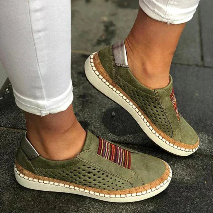 Madeline Pavilion Slip-On Sneakers – Green