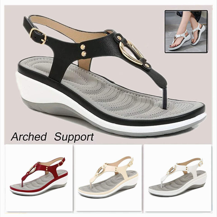Rosa Serenade Thong Sandals by Doramela